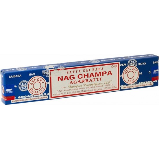  Satya Saï Baba Nag Champa - Bâtonnets d'Encens 15g