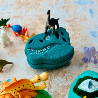 Bombe de bain avec surprise, Coucou Dino
