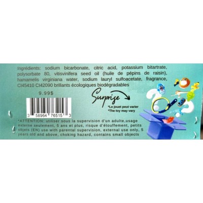 Bombe de bain avec surprise, Beigne pop it
