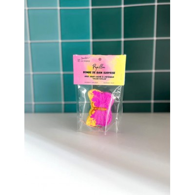 Bombe de bain avec surprise, Papillon