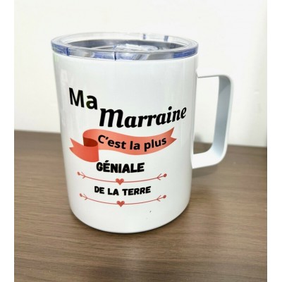 Tasse isolante- Ma maraine la plus géniale de la...