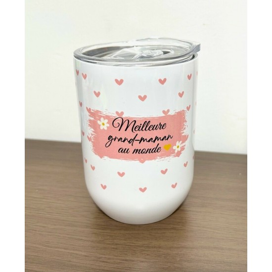 Tasse/verre isolante- Meilleure grand-maman au monde