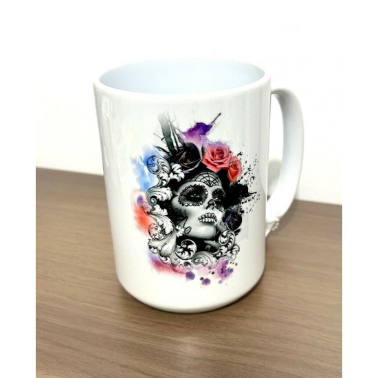 Tasse en céramique- Visage jour des morts