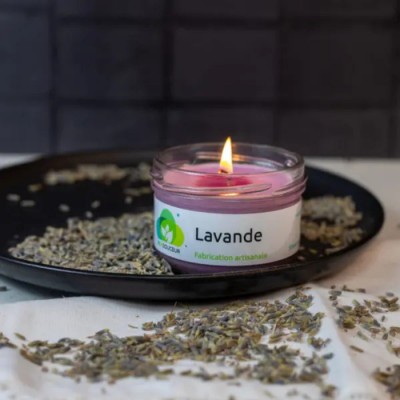 Chandelle de soya - Lavande