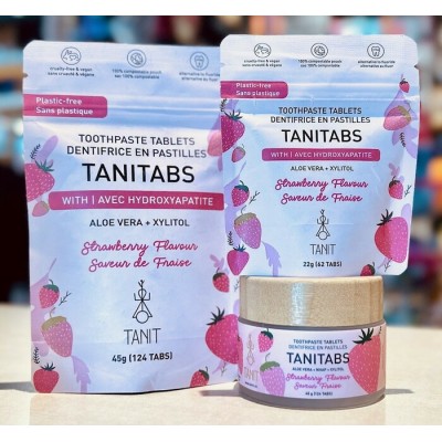 Dentifrice en pastille TANITABS, 100% naturel sans fluor