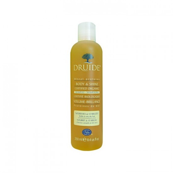 Shampooing volume-brillance- protéines de blé,cheveux cassants et très secs (250 ml)