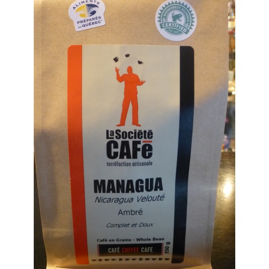 Café- Managua (Nicaragua- Torréfaction ambrée-...