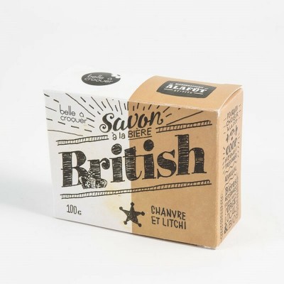  Savon à la bière British - Chanvre et Litchi...