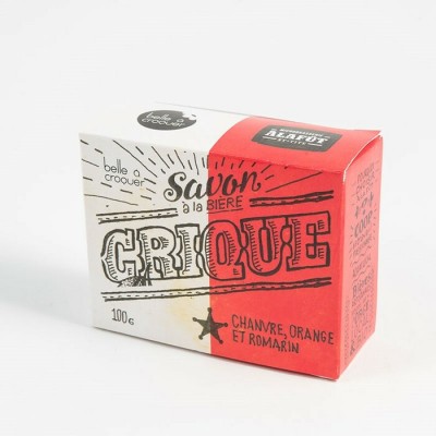  Savon à la bière Crique - Chanvre, Orange et...
