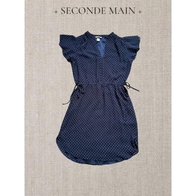 Robe Courte à Pois – Taille L (Seconde main)