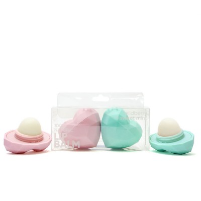 Duo de Baumes à Lèvres Cœurs – Naturel &...