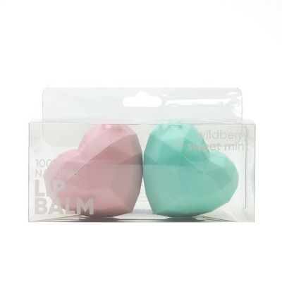 Duo de Baumes à Lèvres Cœurs – Naturel & Stylé