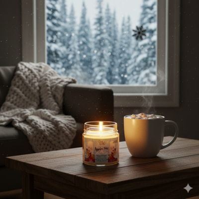 Bougie Pur Retro - Après-Ski | Ambiance Chalet & Réconfort