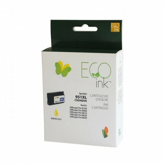 HP 951XL jaune recyclée Éco ink