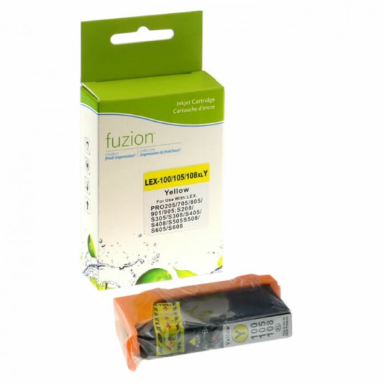 Lexmark 100XL jaune compatible Fuzion