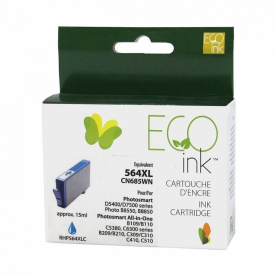 HP 564XL CN685WN Reman Cyan EcoInk