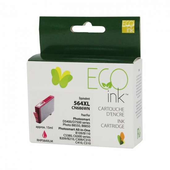 HP 564XL CN686WN Reman Magenta EcoInk