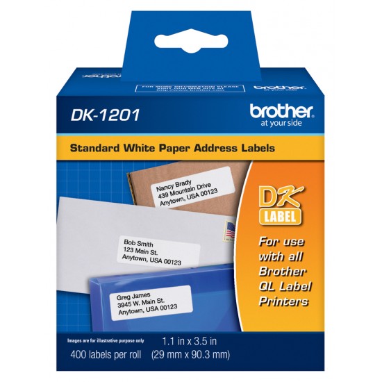 Étiquettes papier standard DK-1201 (1-1/7