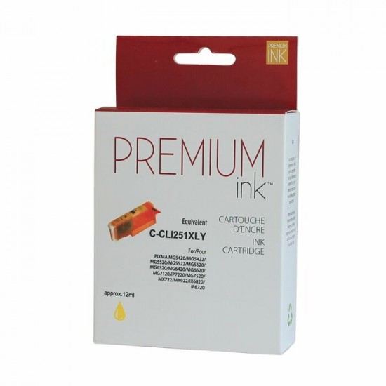 Canon CLI-251XL jaune compatible