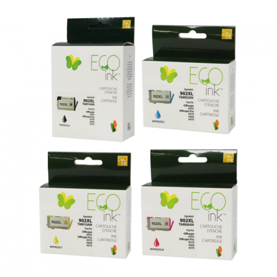 Multipack HP 902XL recyclé Ecoink