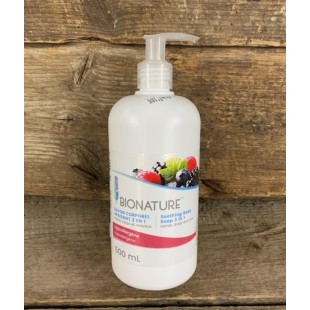 Savon 3/1 aux petits fruits 500ml, Bionature