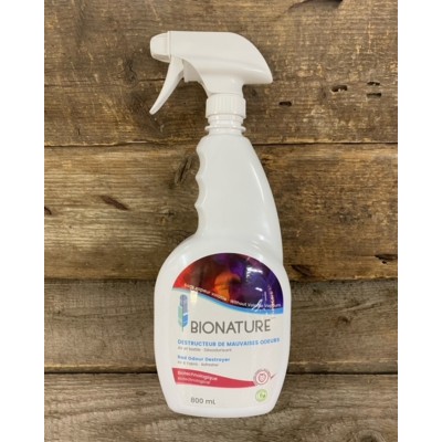 Destructeur de mauvaises odeurs 800ml, Bionature