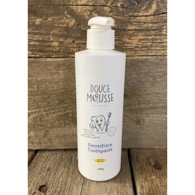 Dentifrice au banane Douce Mousse, 240g