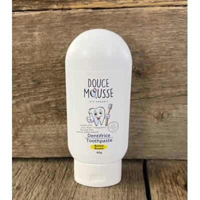 Dentifrice au banane Douce Mousse, 60g