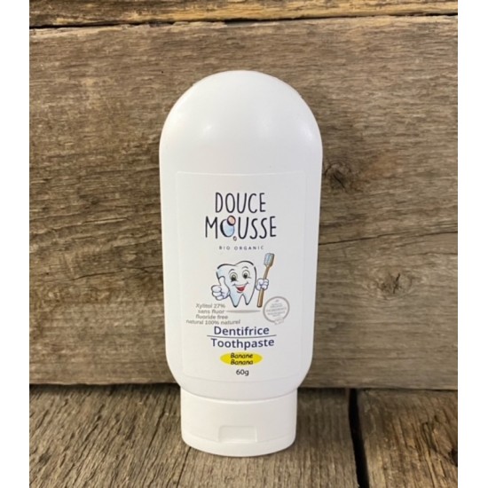 Dentifrice au banane Douce Mousse, 60g