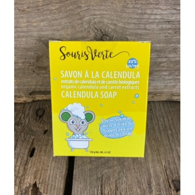 Savon à la calendula Souris Verte, 130g