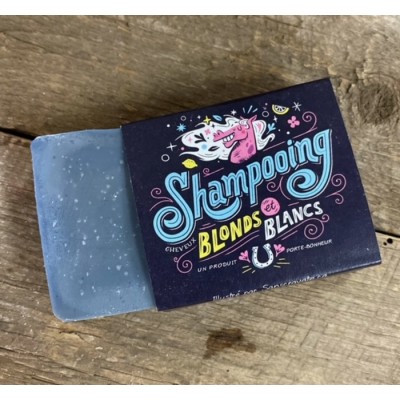 Barre shampoing - Cheveux blonds et blancs