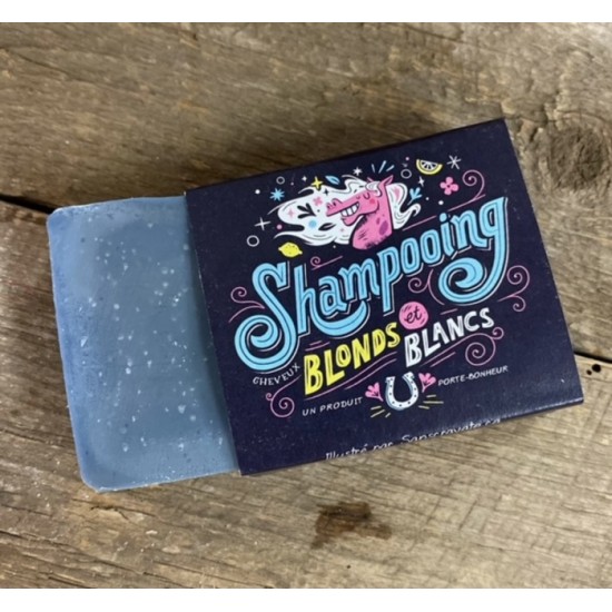 Barre shampoing - Cheveux blonds et blancs