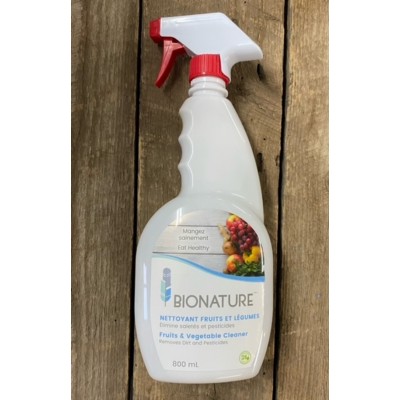 Nettoyant fruits et légumes 800ml, Bionature