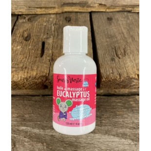 Huile de massage eucalyptus, Souris Verte, 120ml