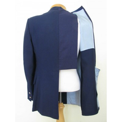 Veste usagée adaptée bleue marine CAPRI