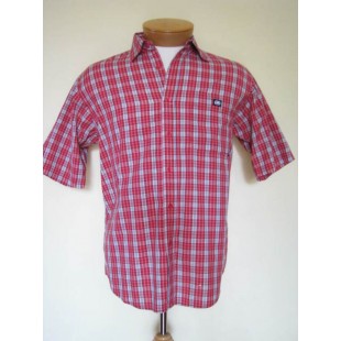 Chemise usagée adaptée rouge THE TWYER Ecko
