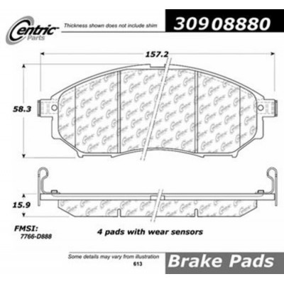 Plaquettes de freins avant Nissan 350Z - 370Z 