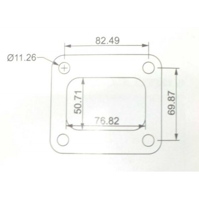 Gasket d'entré de turbo T4