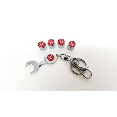 Bouchons de valves et porte-clé 