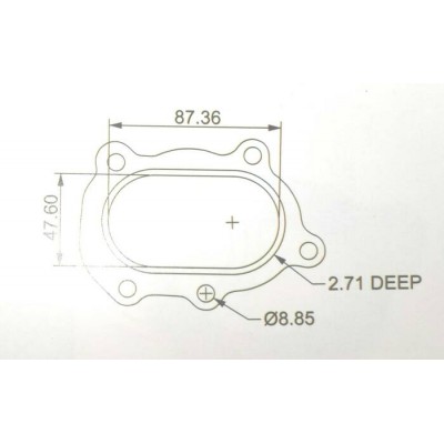 Gasket de sortie de turbo T25-T28