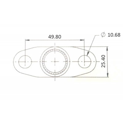 Kit de flange de retour d'huile pour turbo T3/T4