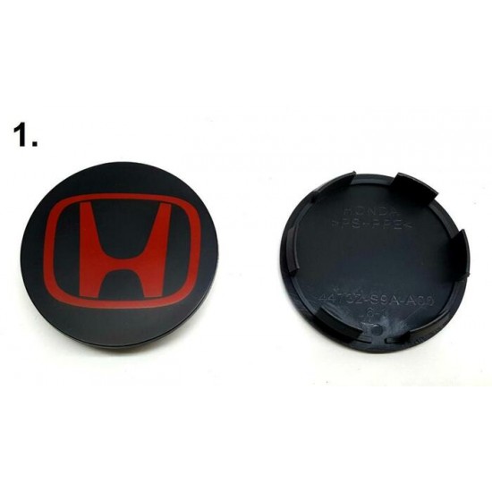 Center cap pour mag  Honda Civic    ( Noir et...