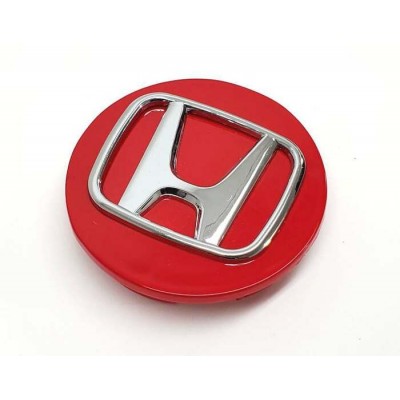Center cap pour mag  Honda Civic    (Rouge et...