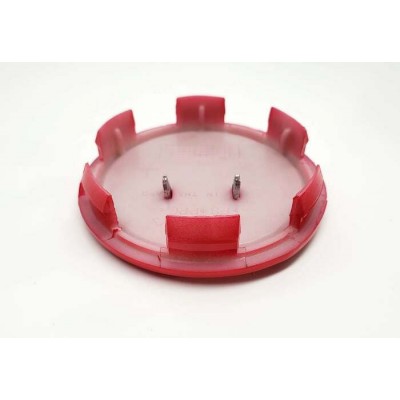 Center cap pour mag  Honda Civic    (Rouge et chrome)