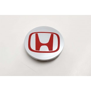 Center cap pour mag  Honda Civic    (Gris et rouge...