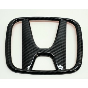 Emblème fibre de carbone  arrière Honda Civic 2...