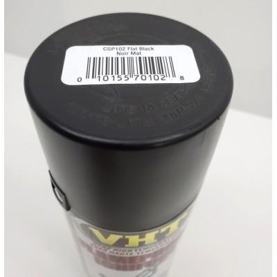 Peinture pour collecteurs d'échappement VHT haute température  (Noir)