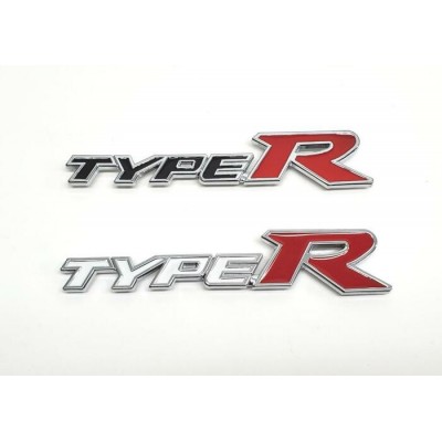 Emblème Type-R pour grille  avant Honda Civic...