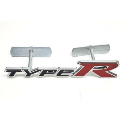 Emblème Type-R pour grille  avant Honda Civic 1996-2020
