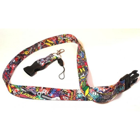 Porte-clé tour de cou Sticker Bomb  (Lanyard)